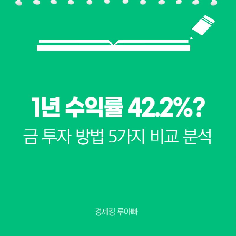 금 투자 방법 썸네일